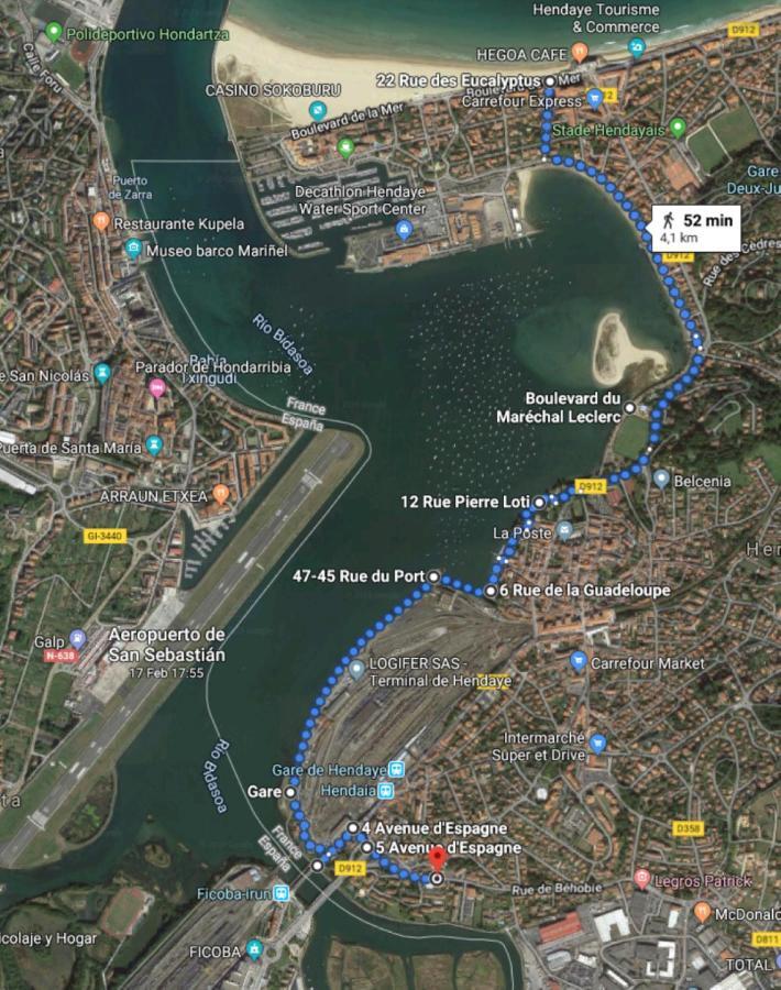 Port Bidassoa - T2 Coquet, Parking, Lit Xxl, Wifi, Pres De La Gare Hendaye Eksteriør bilde